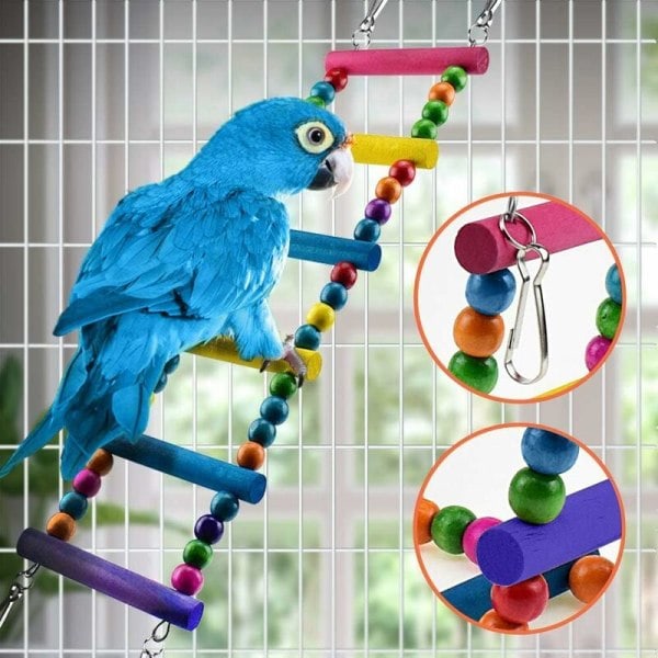 Papegojkombinationsset (10 delars set) vit
