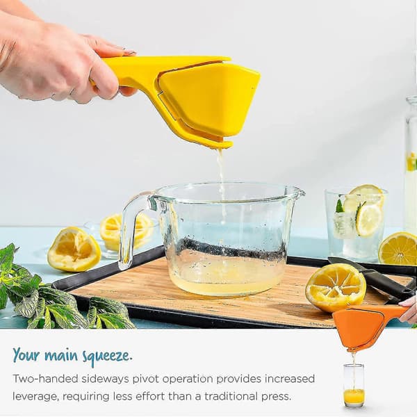 Lemon Fluicer, Letpresset Manuel Citronpresser, Citruspresser Foldes Fladt Sammen For Pladsbesparende Opbevaring, Citronpresser