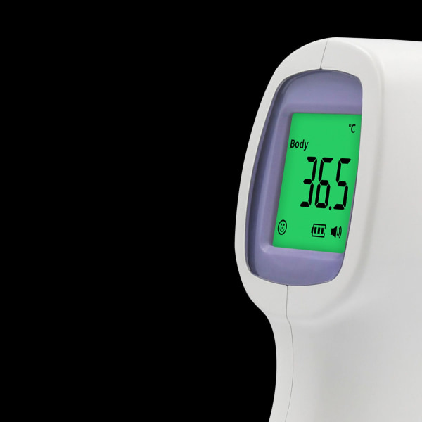 LCD Infrarød Digital Temperaturmålings Termometer Til Hjem Udendørs Indendørs Infrarød Og Laser Termometre