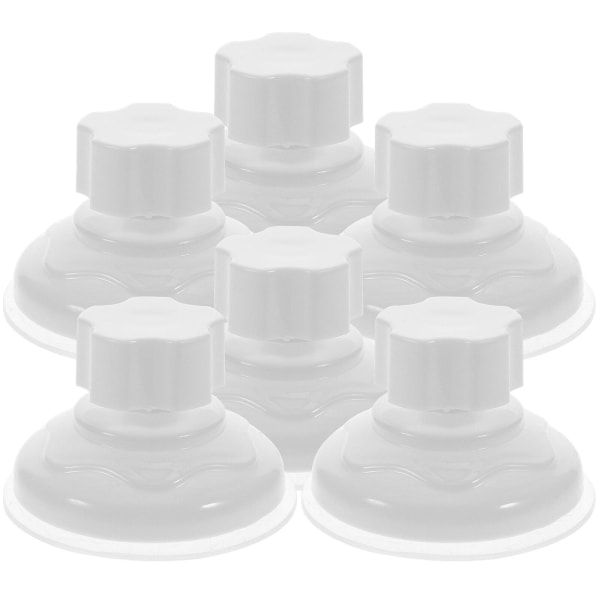 6 st Fågel Fönsterpinne Sugkoppar Pinne Knopp Sugkopp Sköldpadda Plattform Sugkopp Vit 6.2x6.2cm White 6.2x6.2cm