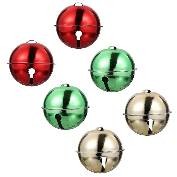 6 kpl Christmas Jingle Bells Xmas Tree Riippuvat koristeet Lemmikkien kaulapanta riipus