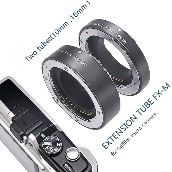 Förlängningsrör, Autofokus Förlängningsrör Set 10mm+16mm