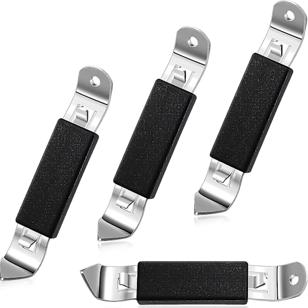 4-pack Magnetiska Flasköppnare Klassisk Rostfritt Stål Punch Öppnare Burk Tapper Flasköppnare Med Magnet För Camping Och Resor
