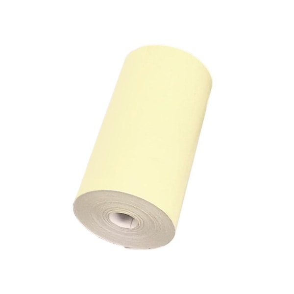 3st färgglatt 57x30 mm thermal tryckpapper för telefon termiskt gult Yellow