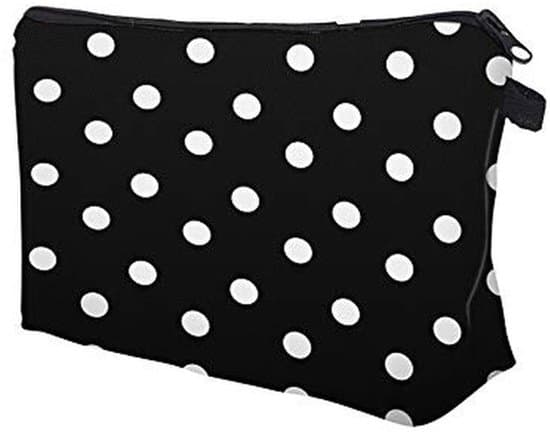 Stylish waterproof toiletry bag with an original printed pattern, suitable for travel and everyday use.