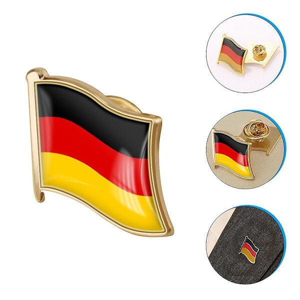 Brosch Män Pin Estetisk Tysk Flagg Brosch Kläder Brosch Tysk Flagg Pin Flagg Bröstnål Broscher