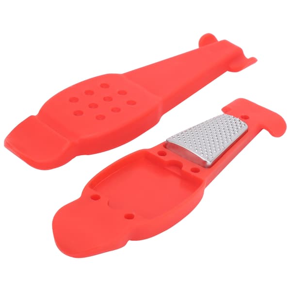 Red Bicycle Tire Repair Kit Patch Grater Tool Set