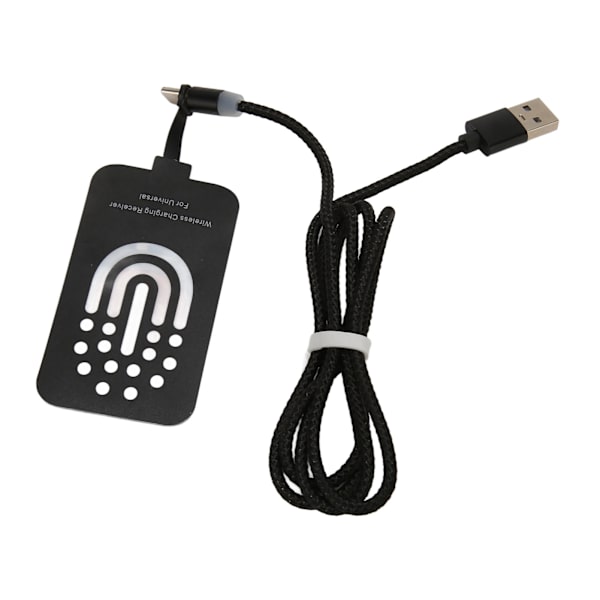 Thin Wireless Charging Receiver Type C Magnetic Suction Dual Function Wireless Charging Receiver Wireless Charging Pad Magnetic Back Plate