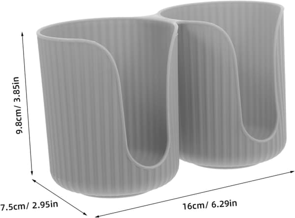 Grå Koppholder Bar Organizer Kopptilbehør Organizer Skrivebord Koppholder Husholdnings Koppholder