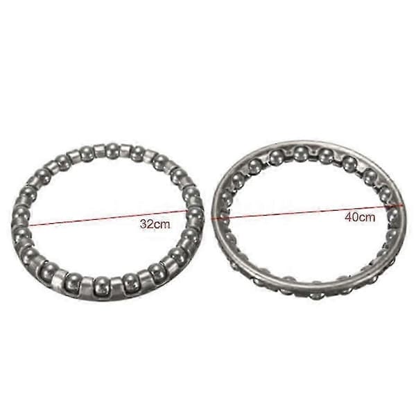 Cykelstyrfittingsleje - 4 stk. 40 mm kuglelejer med holder til cykelløb