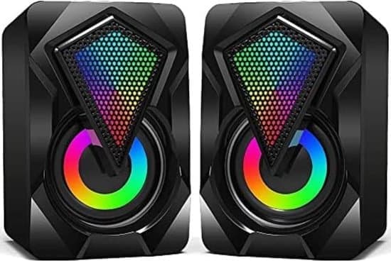 Gaminghøjttalere - Computerhøjttalere - PC-højttalere - Sort [Ho]