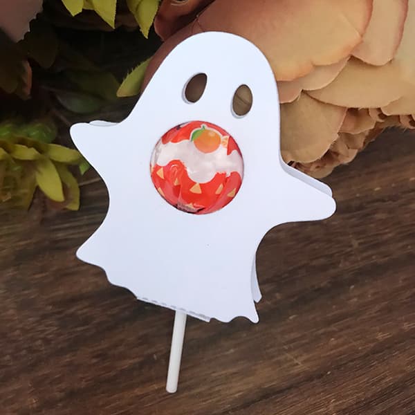 Halloween Ghost Lollipop Holder Dies DIY Craft Scrapbooking
