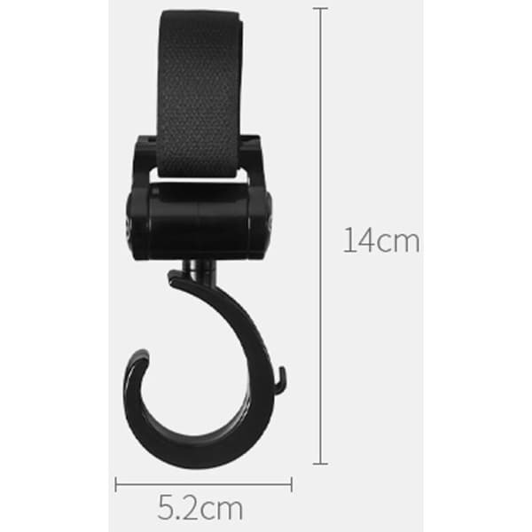 Stroller Hooks, 2 Pcs Stroller Bag Hangers for Yoyo Strollers Universal Stroller Clip Accessories