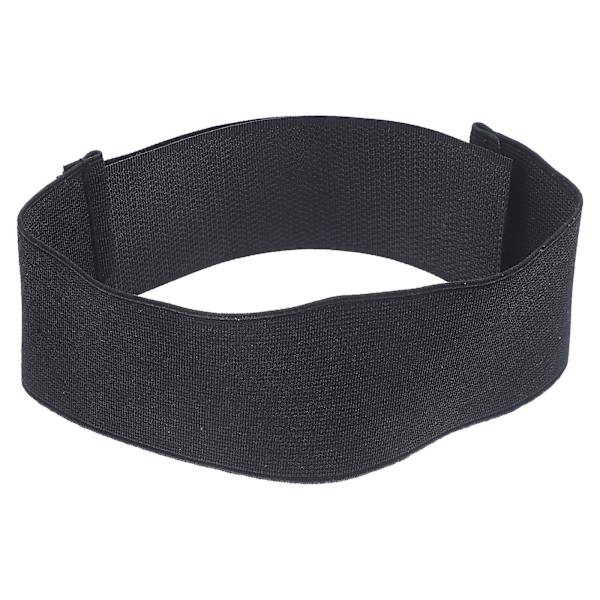 Hockey Guard Liukumaton Shin Guard Kiinteä Shin Strap Hockey Strap Naisille Miehille Musta 15X5X0.5CM