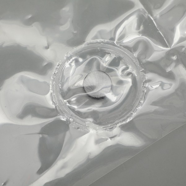 Bruseforhæng, med kraftige huller, vandtæt tykt badeværelses bruseforhæng Hvid - 180x220cm