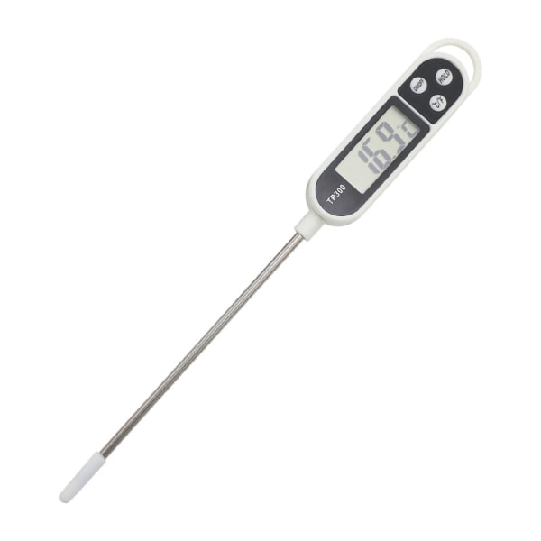Digitalt kjøtttermometer Kjøkken - Vanntett termometer med LCD-skjermavlesning og rustfritt sammenleggbar Long Metal Pro