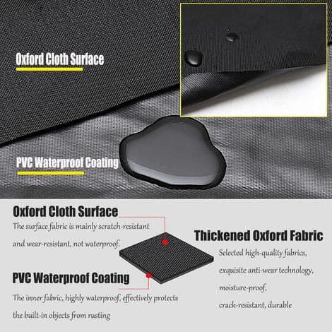 Empty Tool Kit, 25 cm Long Waterproof Nylon Canvas Zipper Bag, Small Tool Bag, Portable Multifunctional Tool Kit (Black)