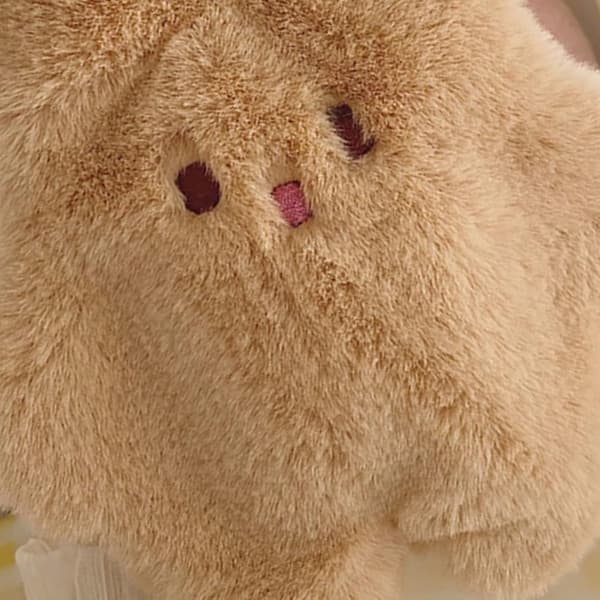Wallet, Durable Cute Design Bag Plush Lightweight for Kids (Khaki)