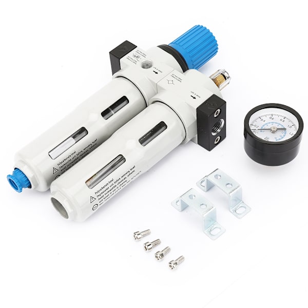 Mini luftfilterregulator smøremiddelkombination i aluminium 16MPa