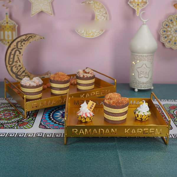 SGold 1 Dessertkage Stativ, Konditoristativ, Cupcake Stativ, Kiks Frugtfad, Husholdning SGold 1
