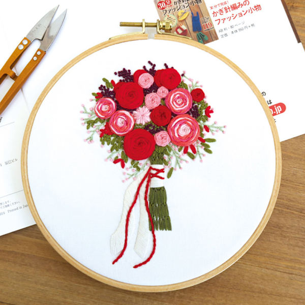 Håndlavet Fortrykt Broderi Materiale, DIY Materialepakke