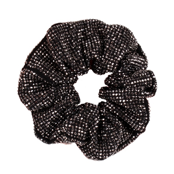 Luksusselliset Kimaltavat Kristalli Hiuslenkit Naisille Muodikkaat Bling-Rhinestone Hiusponinhäntäpidikkeet (timantti hiusnauha - 2 kpl)