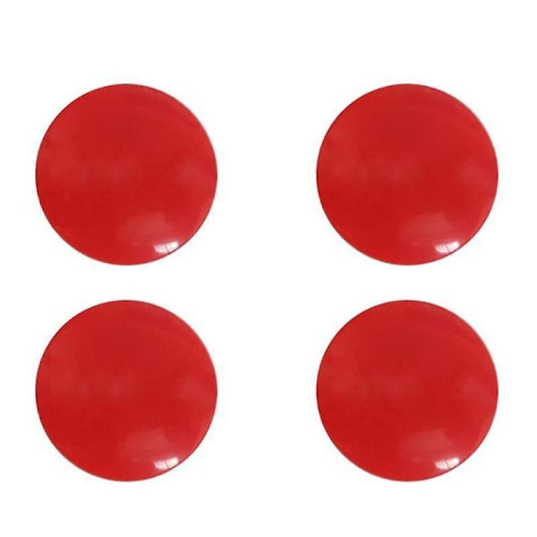 4-pack Löpnummerklämmor Fixeringssystem Marathon Färgglada Nummerspännen Röd
