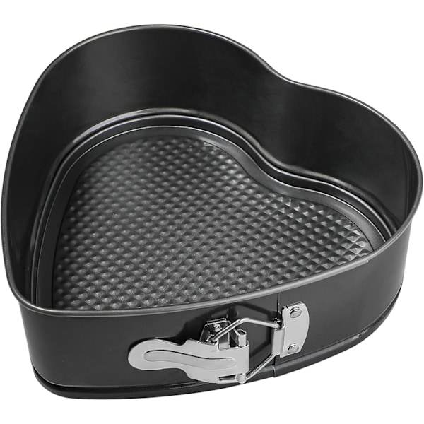 2 stk. Hjerteformede Springforme 9 Tommer Nonstick Hjerteformet Cheesecakeform, Stor Hjerteformet Kageform, Valentinsdag Bagning