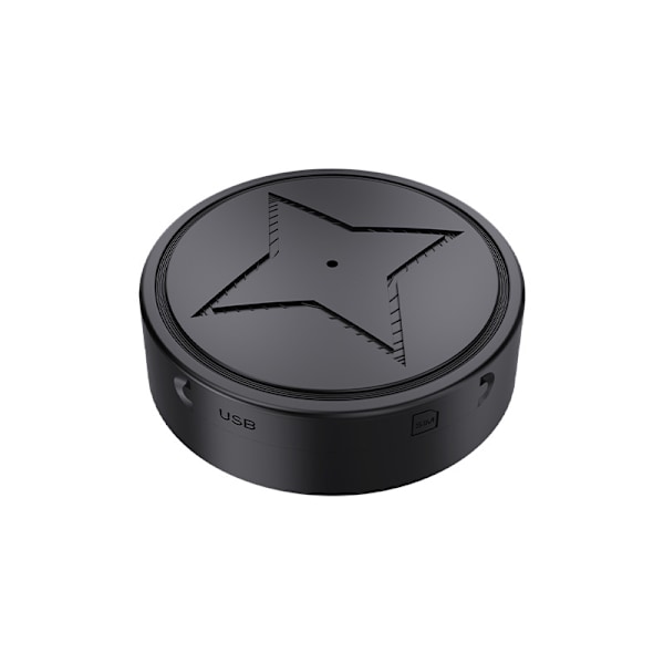 2 mustaa PG12 GPS-paikanninta Bluetooth-paikanninta, yhteensopiva lompakon paikantimen, älykkään paikantimen, esineen paikantimen kanssa（4 * 4 * 1.4cm）