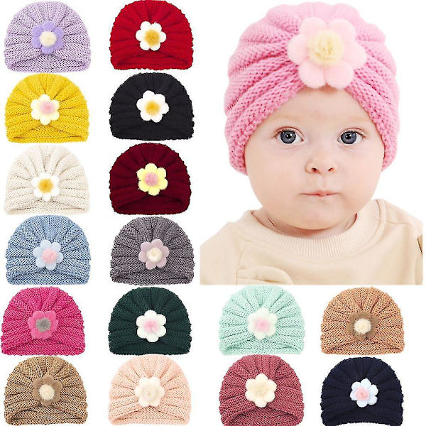 Børnehat til børn, udendørs babyhat, beanie til drenge og piger, sød vinter- og efterårshat