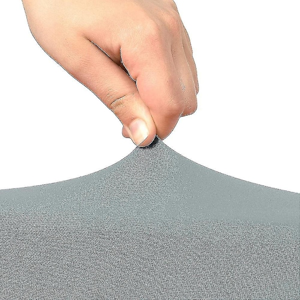 1 stk Cocktail Rund Spandex Bordduk, fireveis stretch (grå, 60x110cm)