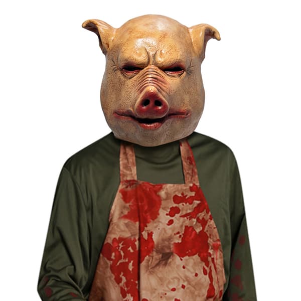 Latex Pig Mask, One Size, 26*30*25cm