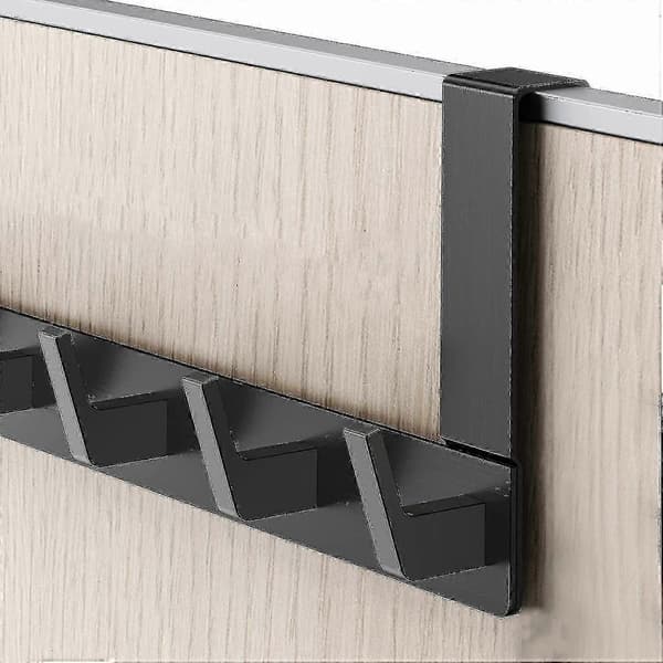 Oven ripustin 6 koukulla - Oven koukut ripustamiseen - Vaatekoukut oveen kylpyhuoneen oven koukku Ra