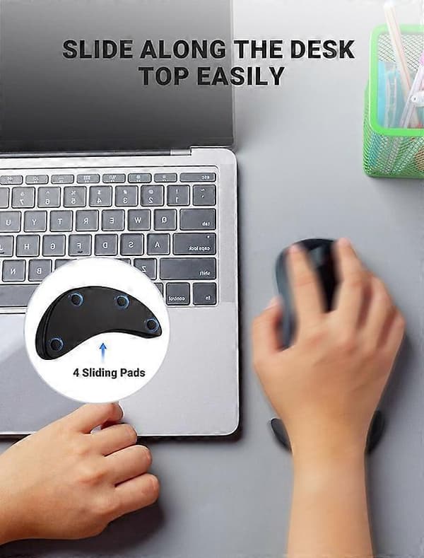 Ergonomic Wrist Rest for Mouse, Sliding Wrist Support for Right and Left