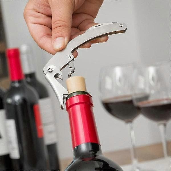 Presentförpackning, 5x Vintillbehör - Vinflaska Svart