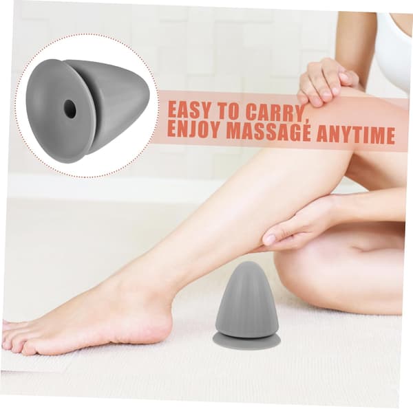 Suction Cup Massage Ball for Foot, Back, Neck, Muscle Trigger Point Relief, Self Deep Tissue Massage Tool