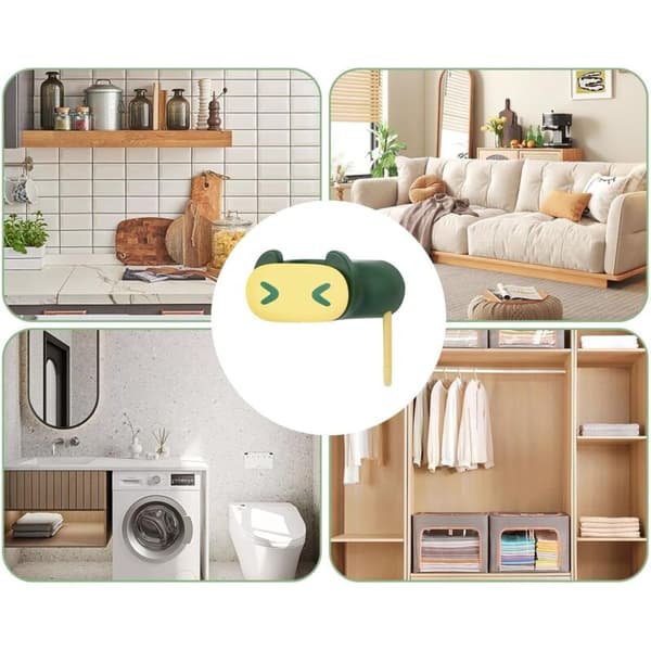 Wall Mounted Broom and Mop Holder. Wall Mounted Organizer for Kitchen and Garden Tools - Non-slip, Sturdy