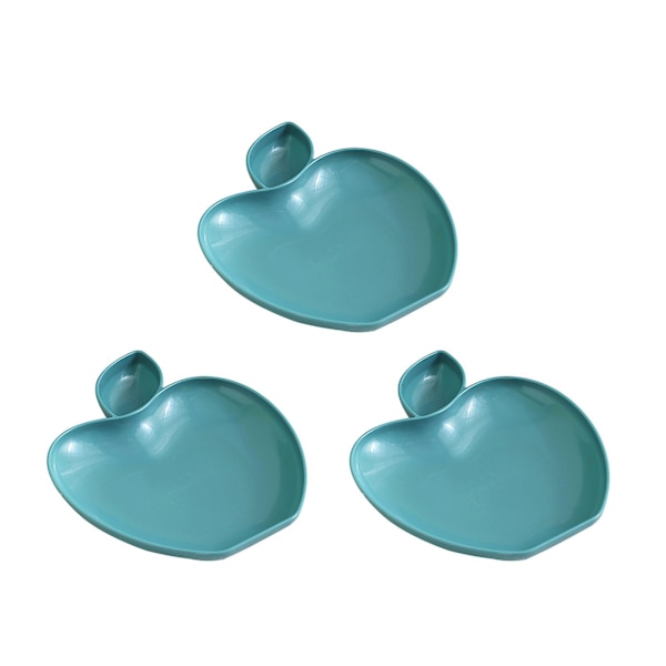 3 stk. middagstallerkener - B 22 cm x L 17,5 cm Uforgængelige middagstallerkener Sæt af 3 - Opvaskemaskine & Mikro