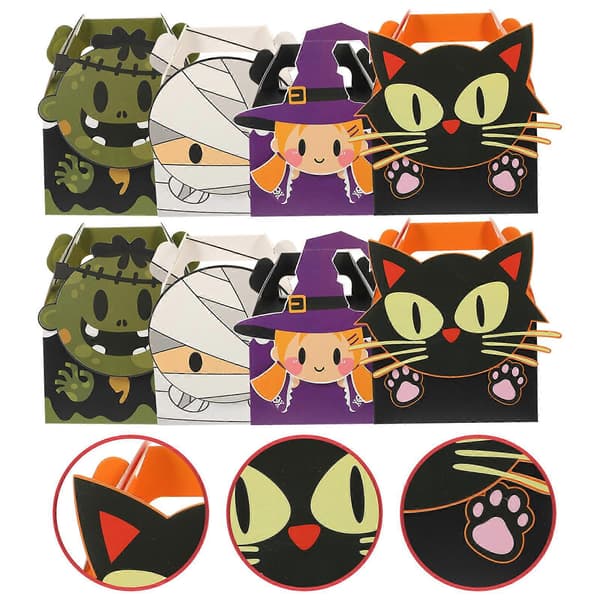 24 Halloween Candy Boxes Candy Cases Candy Containers Cookie Packaging Boxes