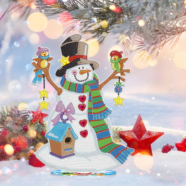 Akryl juleslik, slikkepind, bomuld slik, gør-det-selv dekorativt slik, juletræ, julerød og hvid slik vedhæng #3 #2