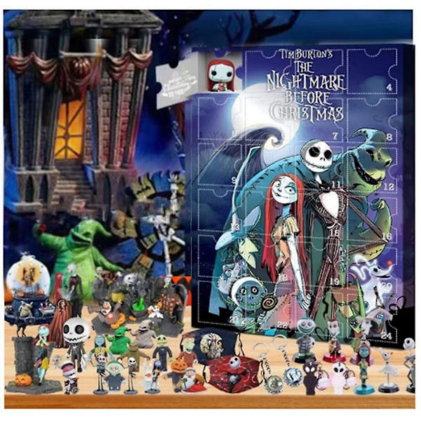 Halloweenin ja Joulukuun Adventissa Kalenteri Yllätysleluilla Juhla-lahja