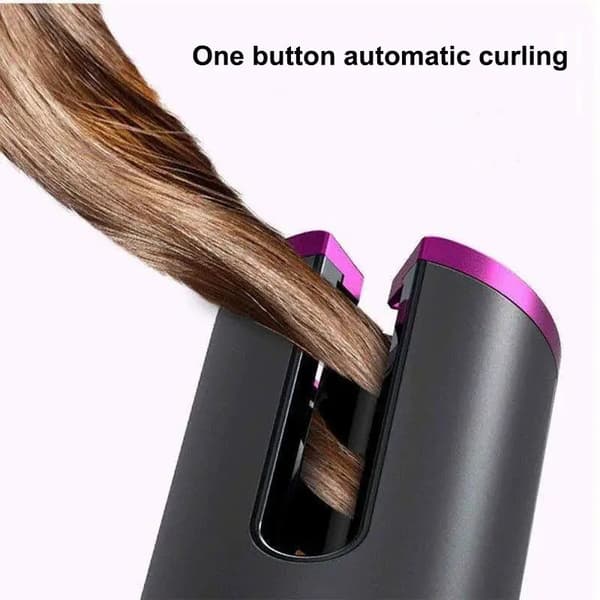 Cordless Automatic Curling Iron: Easy Curls On The Go