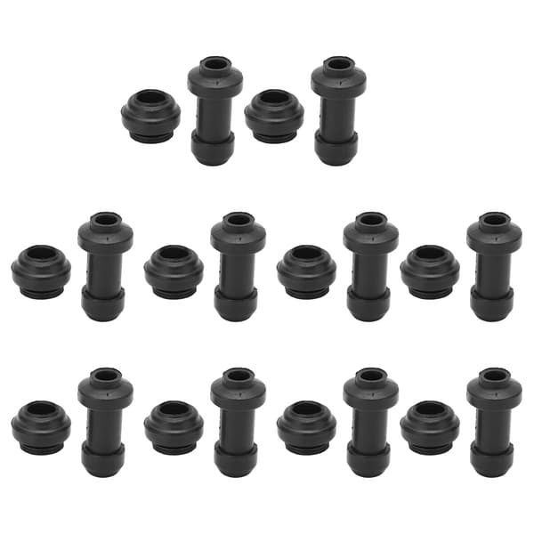 10-pack Motorcycle Disc Brake Caliper Protective Dust Cover Long Short High Accuracy Rubber Universal