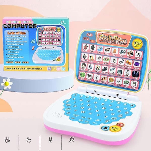 Børns Lærende Laptop Pædagogisk Elektronisk Legetøj Til Drenge & Piger 3 År+