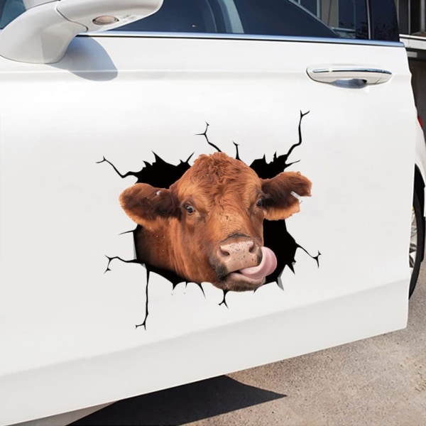 4 stk 3D Car Body Scratch Stickers til bilkøretøjer Van Trucks Laptop