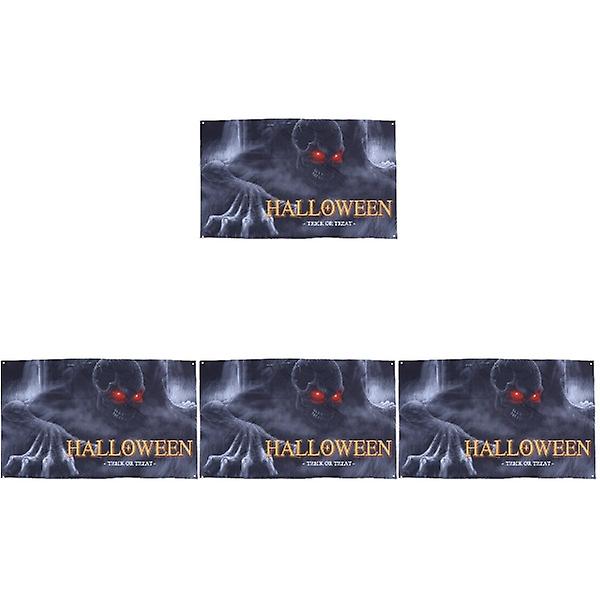 5 st Ghost Halloween Bakgrundsvägg Hängande Bakgrund Halloween Fotobakgrund 4 st 180X115CM 4 pcs 180X115CM