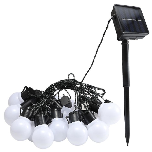 Led Solar Lamp Power Led String Fairy Lights Garlands Garden Christmas Decor Compatible With Outdoor(20 Lamp)