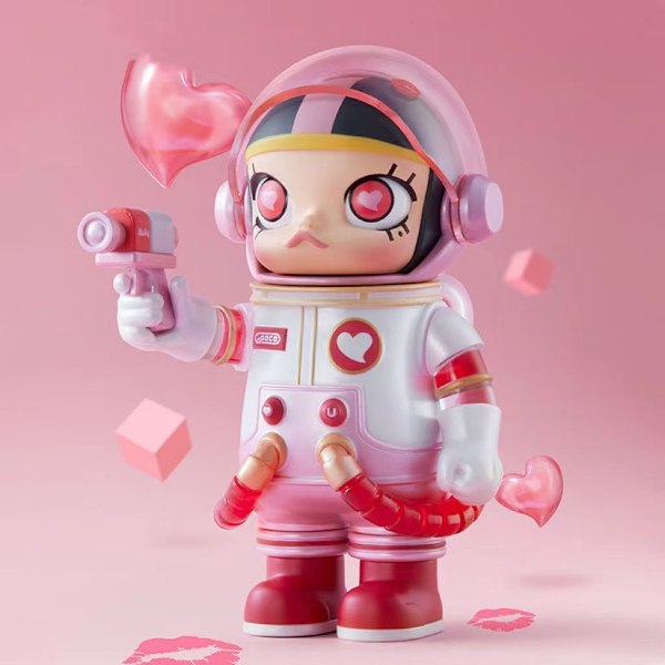 Pop Mart blind box SPACE MOLLY% Anniversary Series Jasmine Anden Generations Figur Trendy Legetøj Ornamenter Gave Hjärtslag 100 %