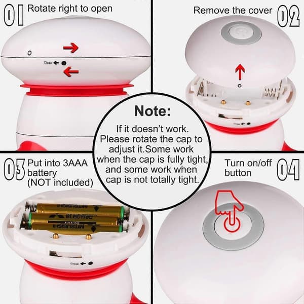 Mini Massager Portable Handheld Electric Vibrating Deep Tissue Massager for Back, Neck, Hand, Shoulder