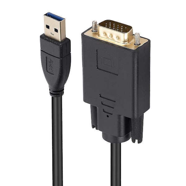 USB til VGA Adapter USB 3.0 til VGA Videokabel Konverter for Projektor TV